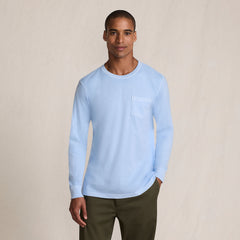 Mens Tall Long Sleeve Pocket Sun Faded Super-T Tee