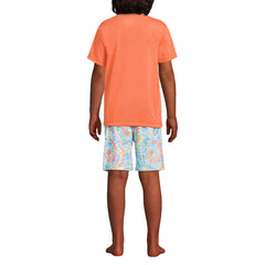Boys Short Sleeve Tee and Shorts Pajama Set