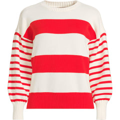 Women's Plus Size Drifter Jersey Crewneck Sweater