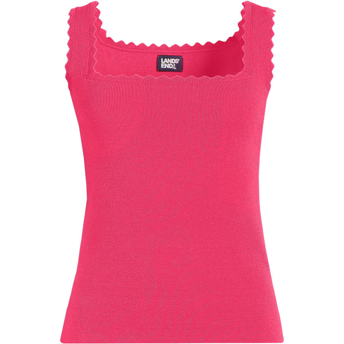 Women's Square Neck Tank Sweater - Set Top