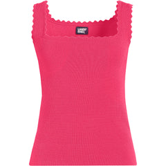 Women's Square Neck Tank Sweater - Set Top