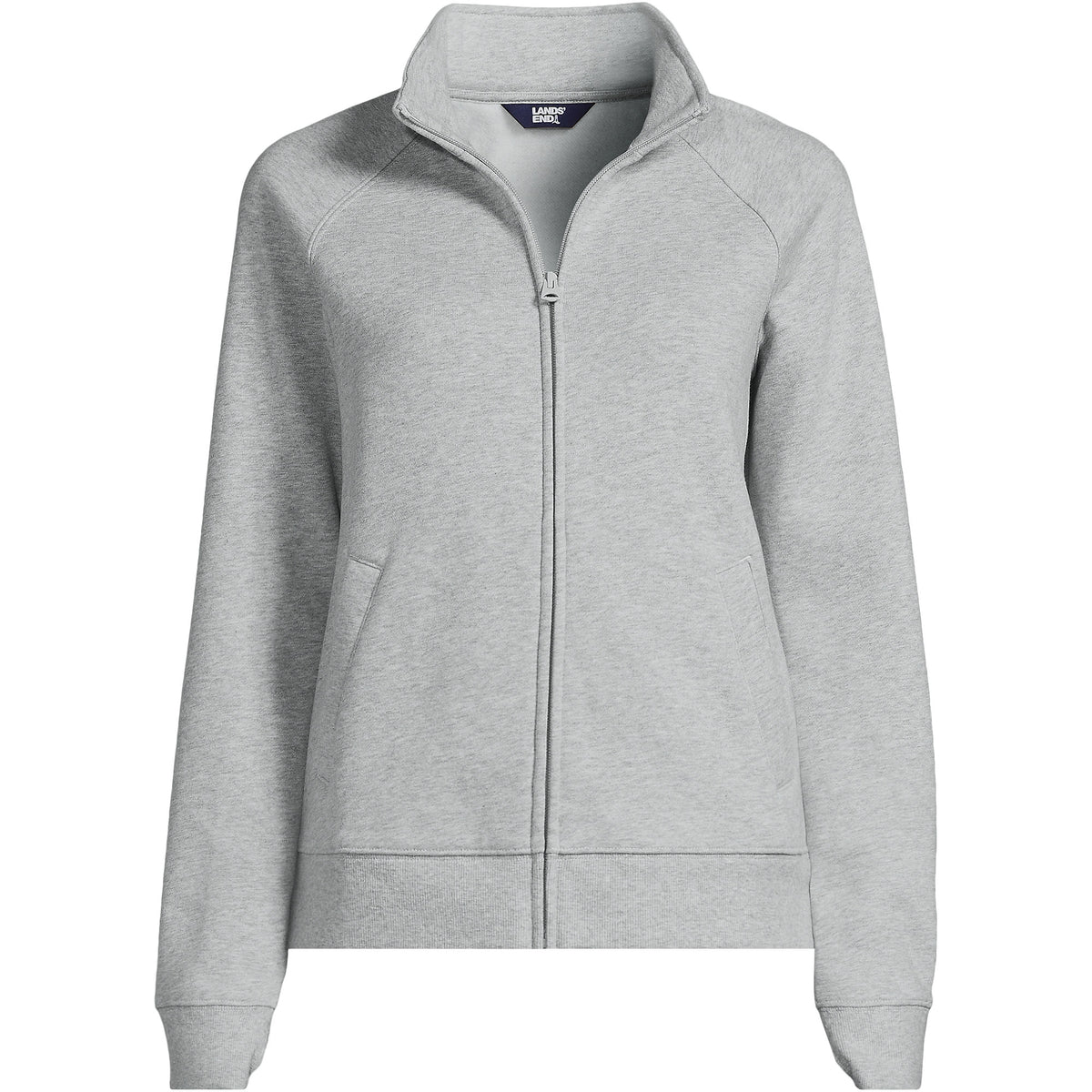 Women's Plus Size Serious Sweats Full Zip Mock Neck Sweatshirt