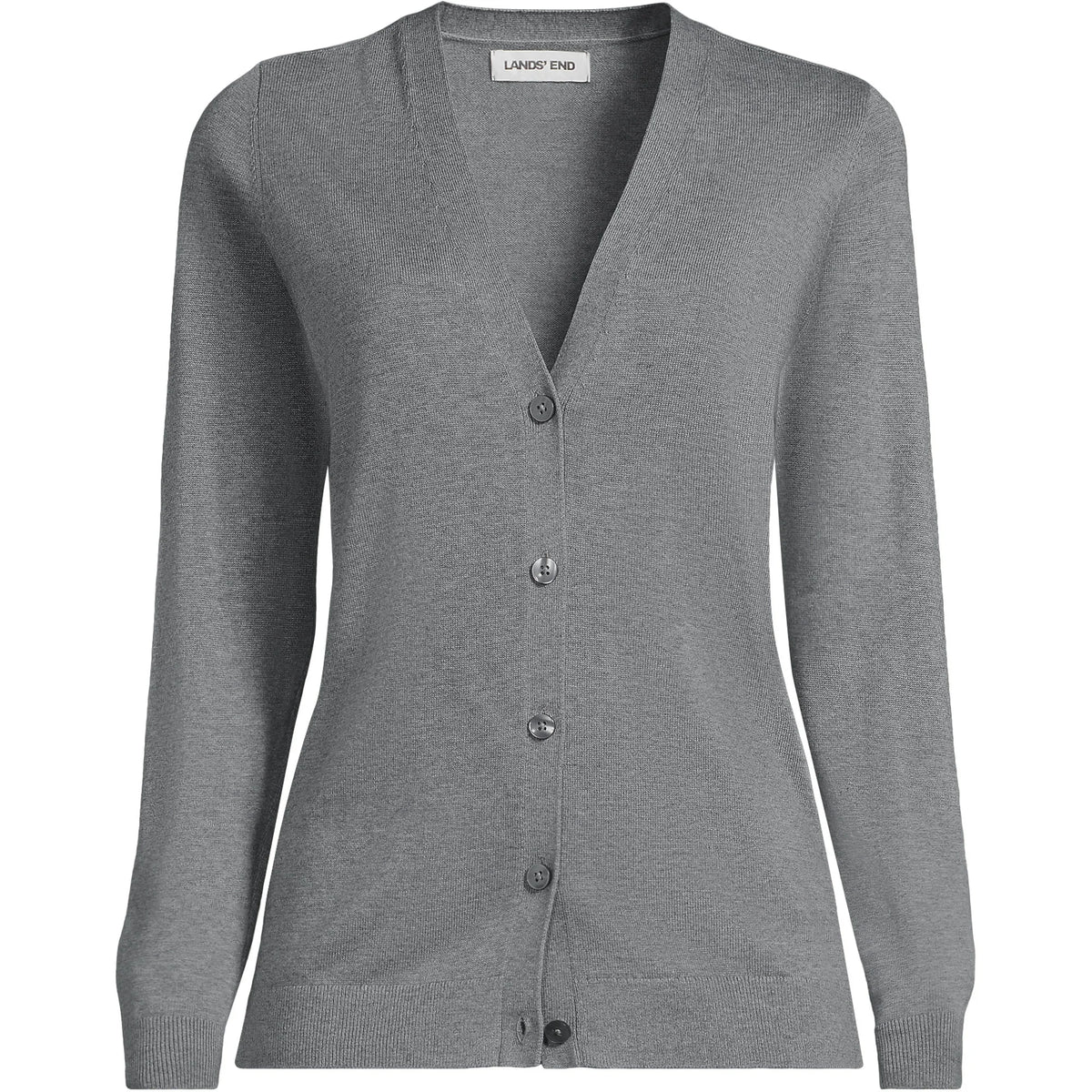 Women's Tall Cotton Modal V-neck Cardigan Sweater