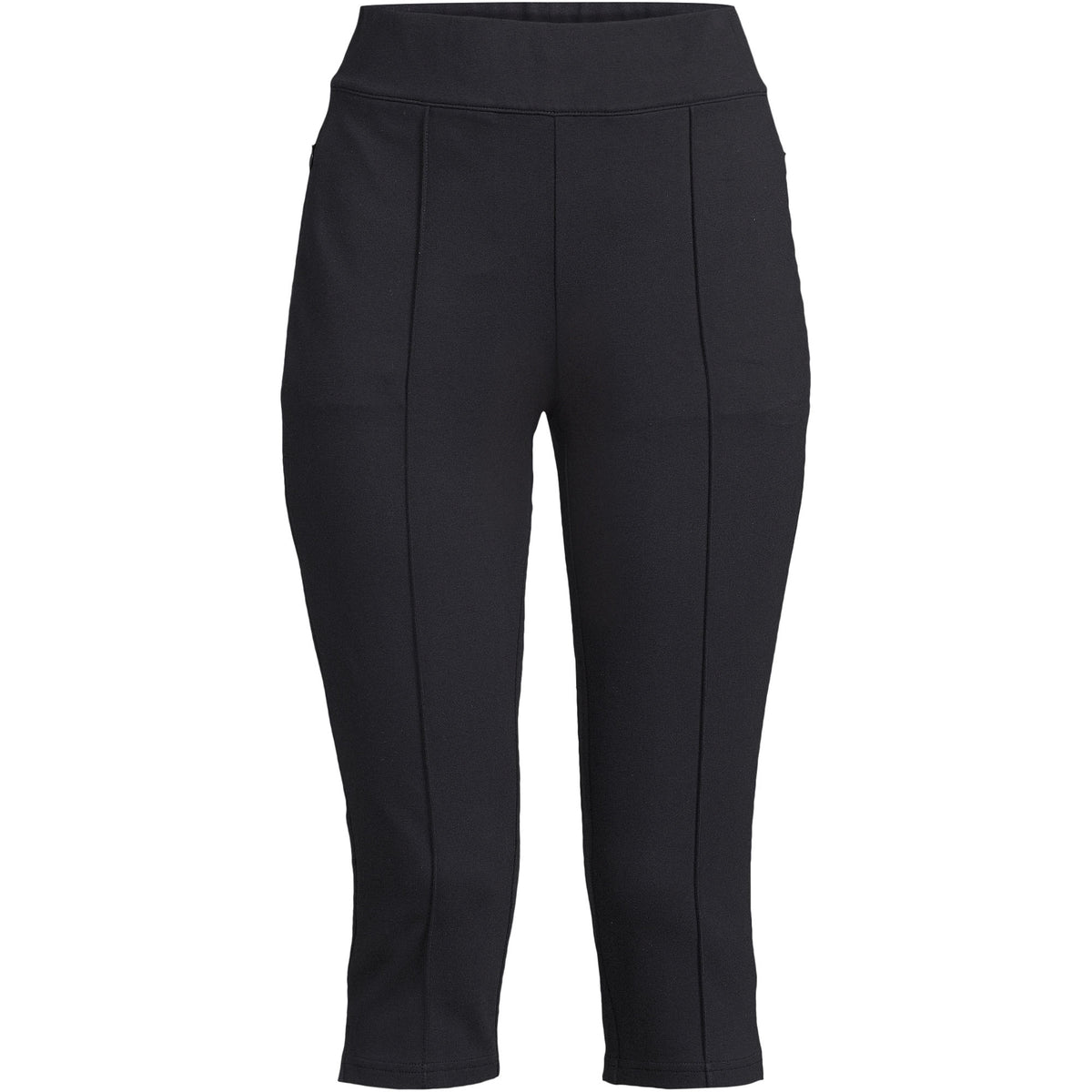 Women's Petite Starfish High Rise Pintuck Capri Pants