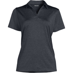 School Uniform Women's Plus Rapid Dry Short Sleeve Space Dye Sport Neck Polo Shirt
