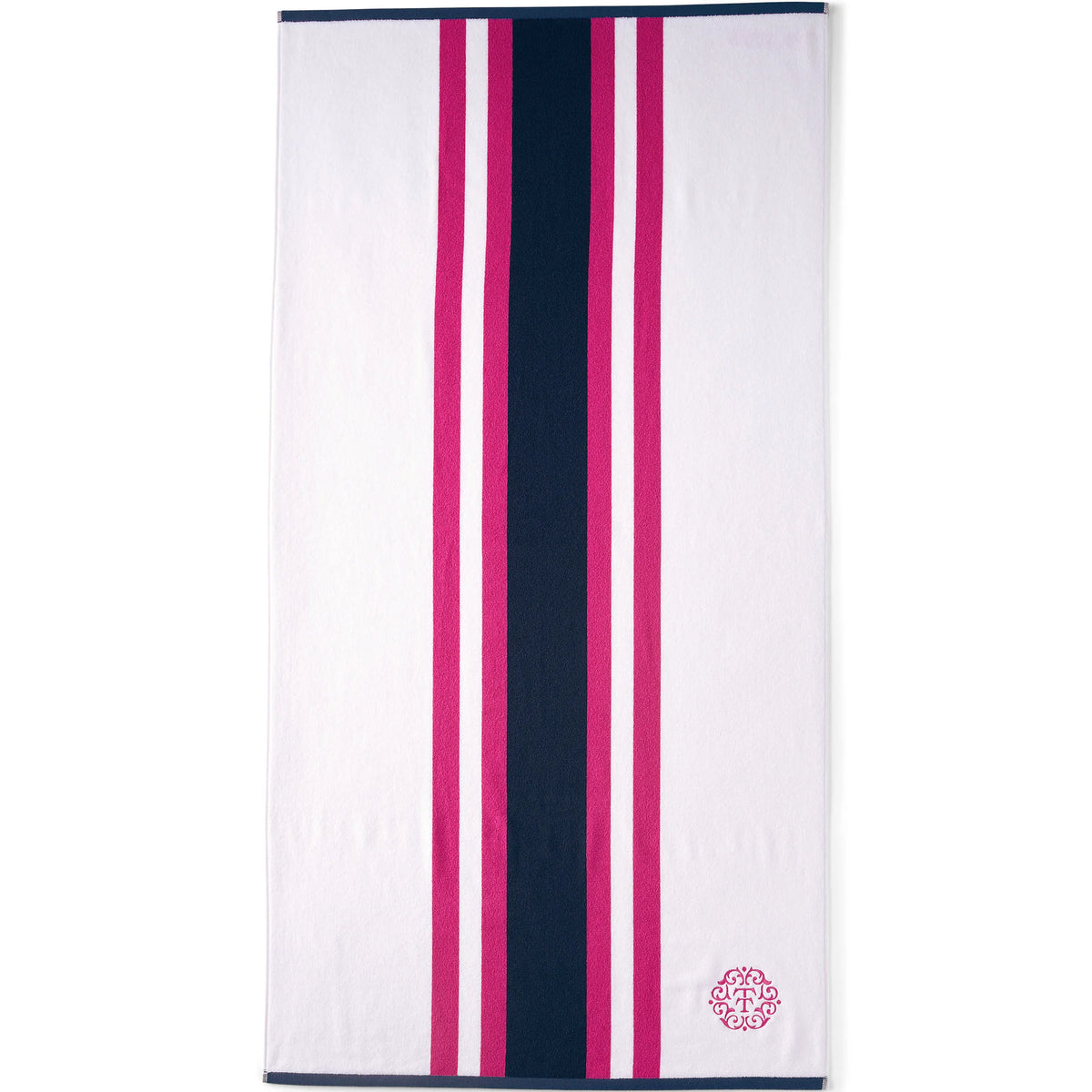 LE x T and T Twin Stripe Beach Towel
