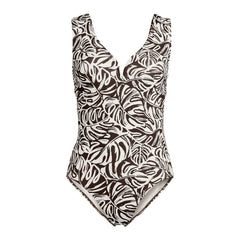Women's Plus Size Sculpting Suit Sweetheart V-Wire One Piece Swimsuit