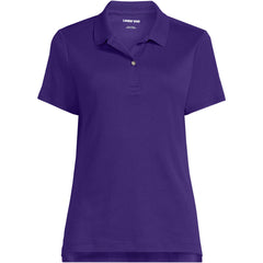 School Uniform Women's Short Sleeve Feminine Fit Interlock Polo Shirt