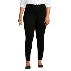 Women's Plus Size High Rise Ponte Polished Leggings