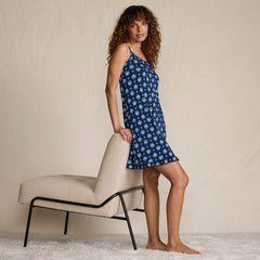 Women's Petite Cooling Knee Length Slip Nightgown