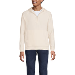 Men's Long Sleeve Waffle Quarter Zip Hoodie