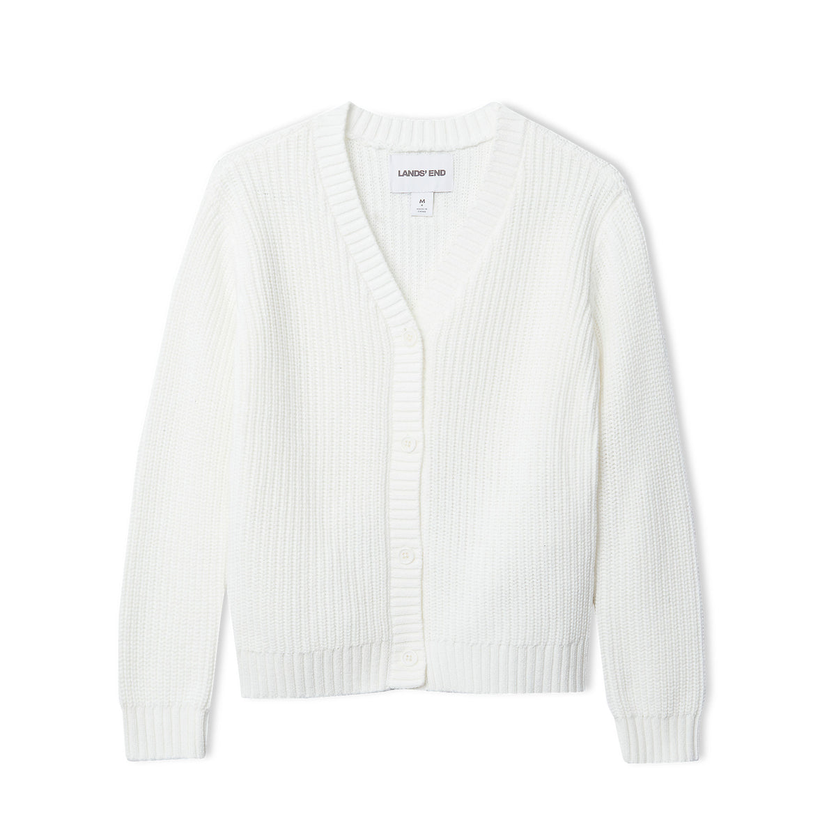 Girls Button Front Knit Cardigan