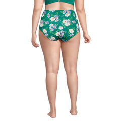 Women's Plus Size Sculpting Suit High Waisted Bikini Bottoms