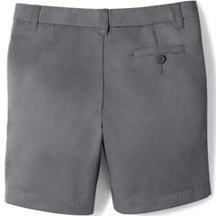 School Uniform Girls Plain Front Blend Chino Shorts