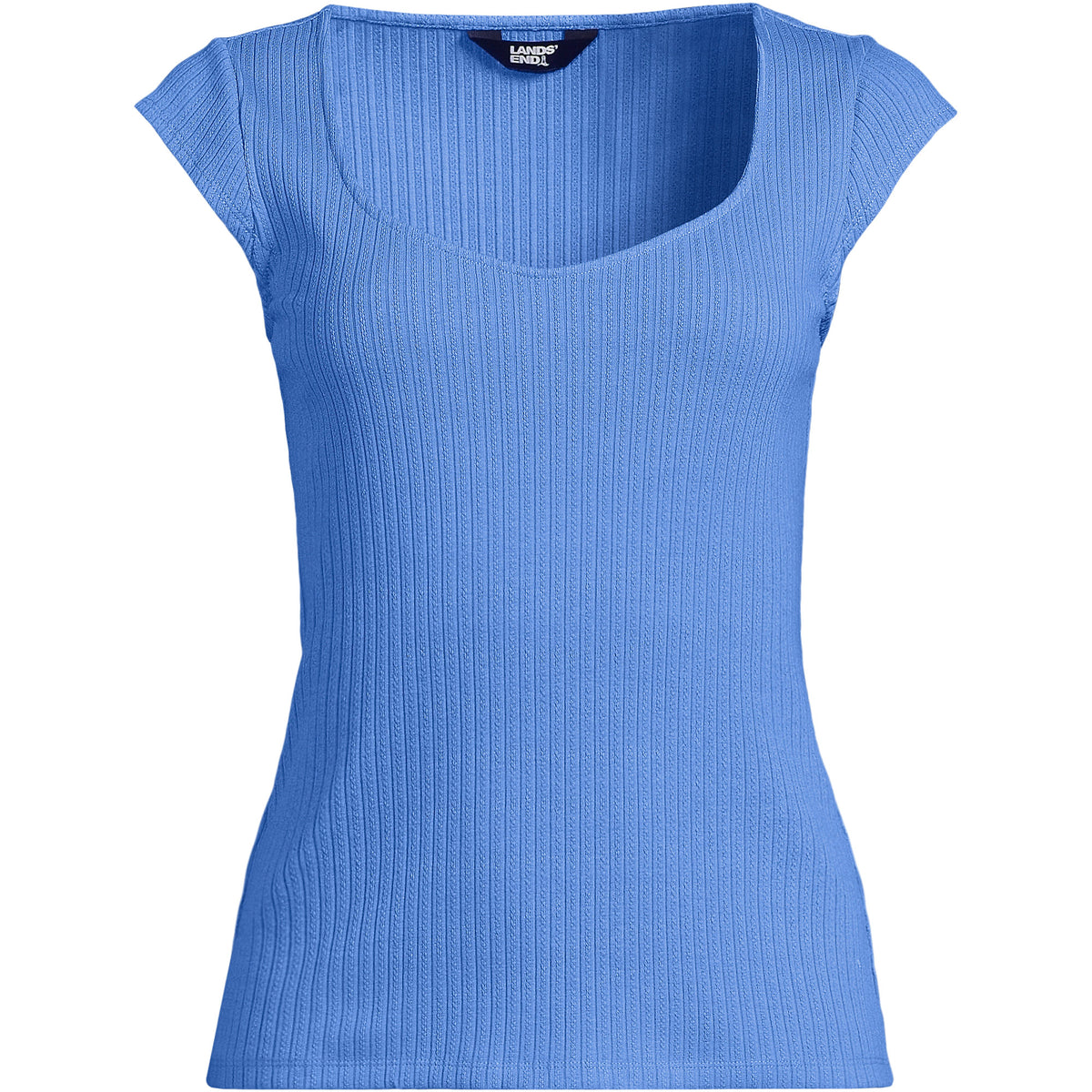 Women's Pointelle Cap Sleeve Top