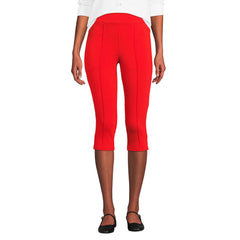 Women's Petite Starfish High Rise Pintuck Capri Pants
