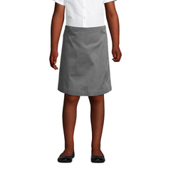 School Uniform Girls Slim Blend Chino Skort Top of Knee