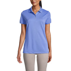 School Uniform Women's Tall Short Sleeve Polyester Polo Shirt