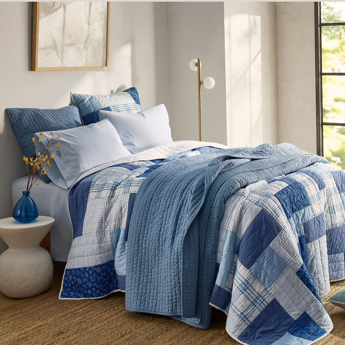 Patchwork Quilt Sham