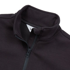 Boys Husky Long Sleeve Knit Full Zip Mock Neck Sweatshirt