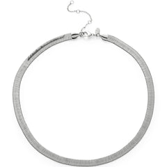 Water-Resistant Short Wide Layering Necklace