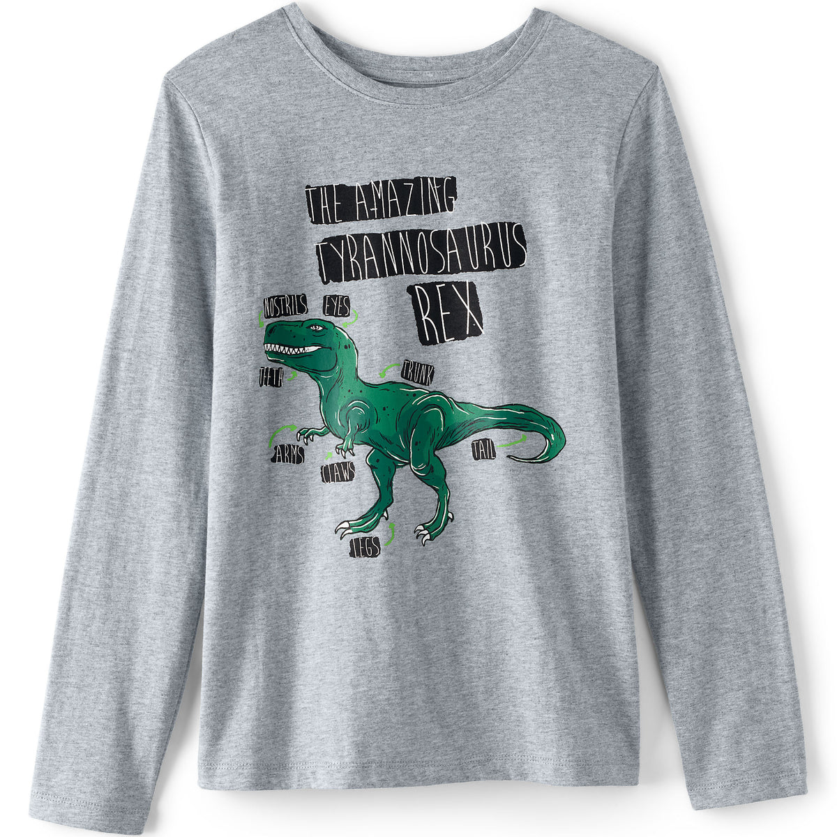 Boys Long Sleeve Graphic Tee