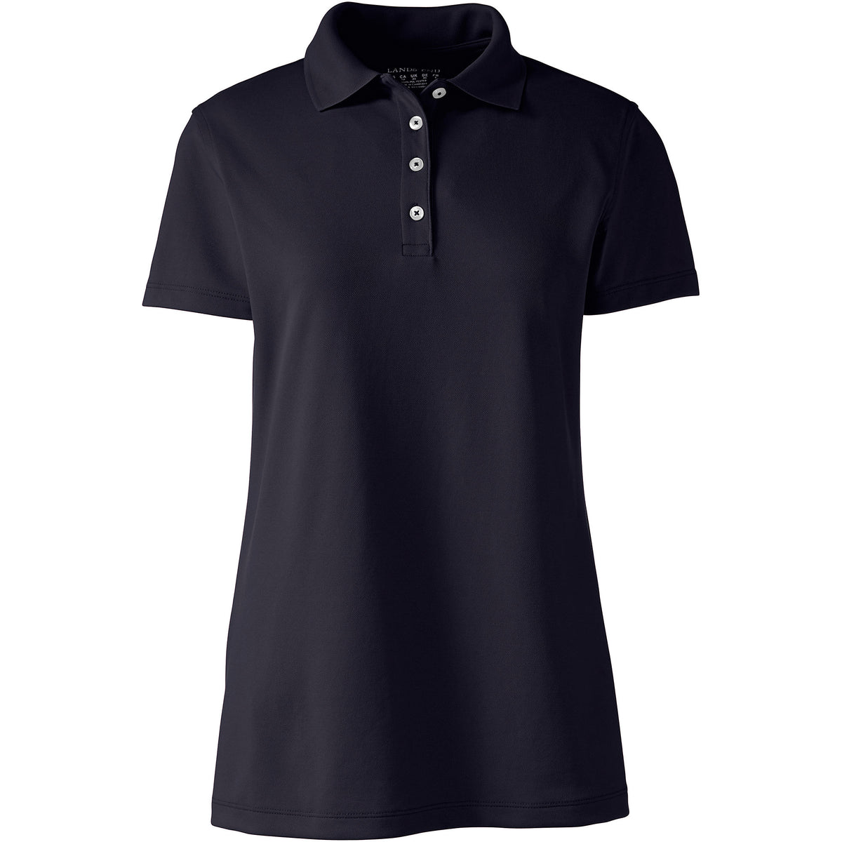 School Uniform Women's Tall Short Sleeve Polyester Polo Shirt