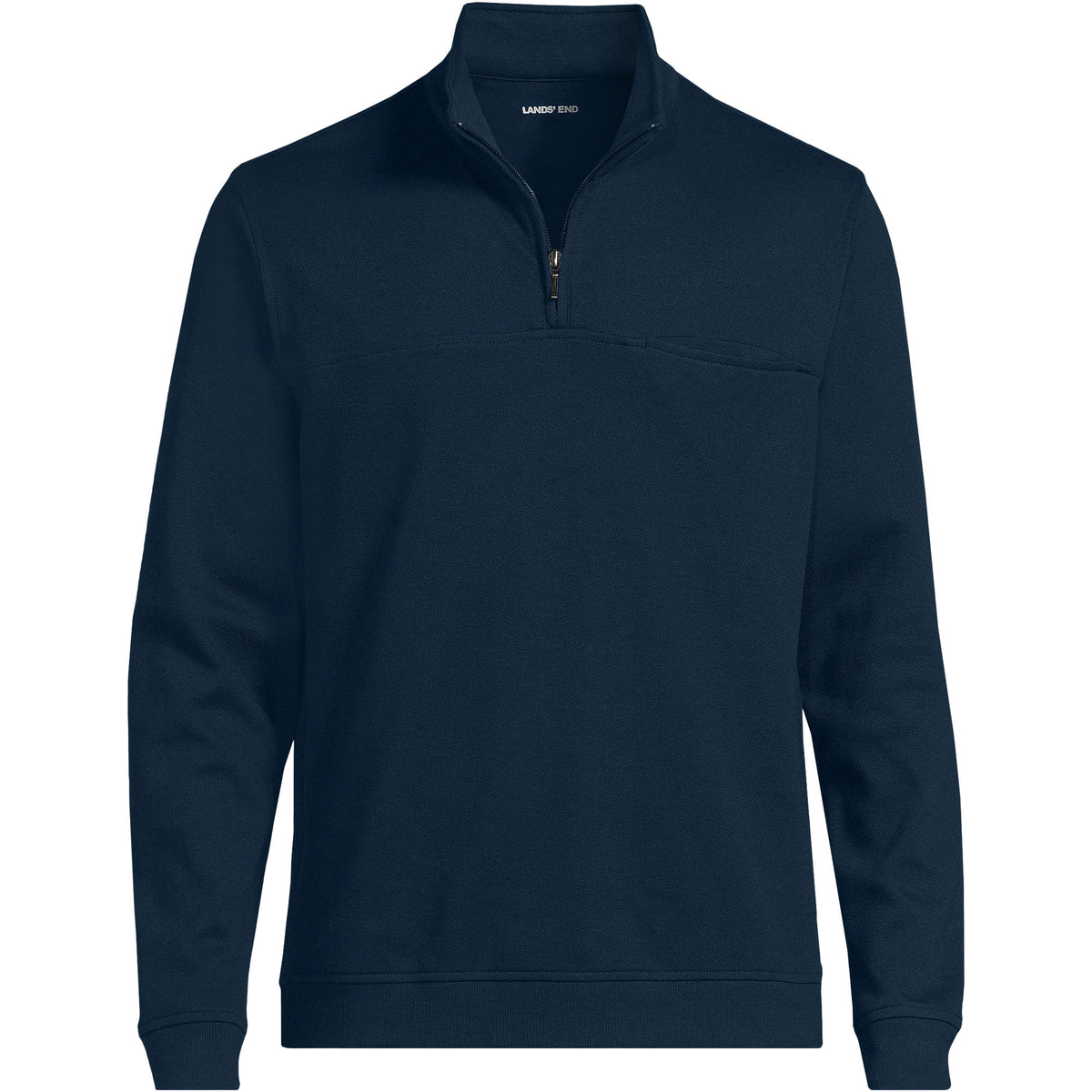 Men's Long Sleeve Travel Kit Pique Quarter Zip