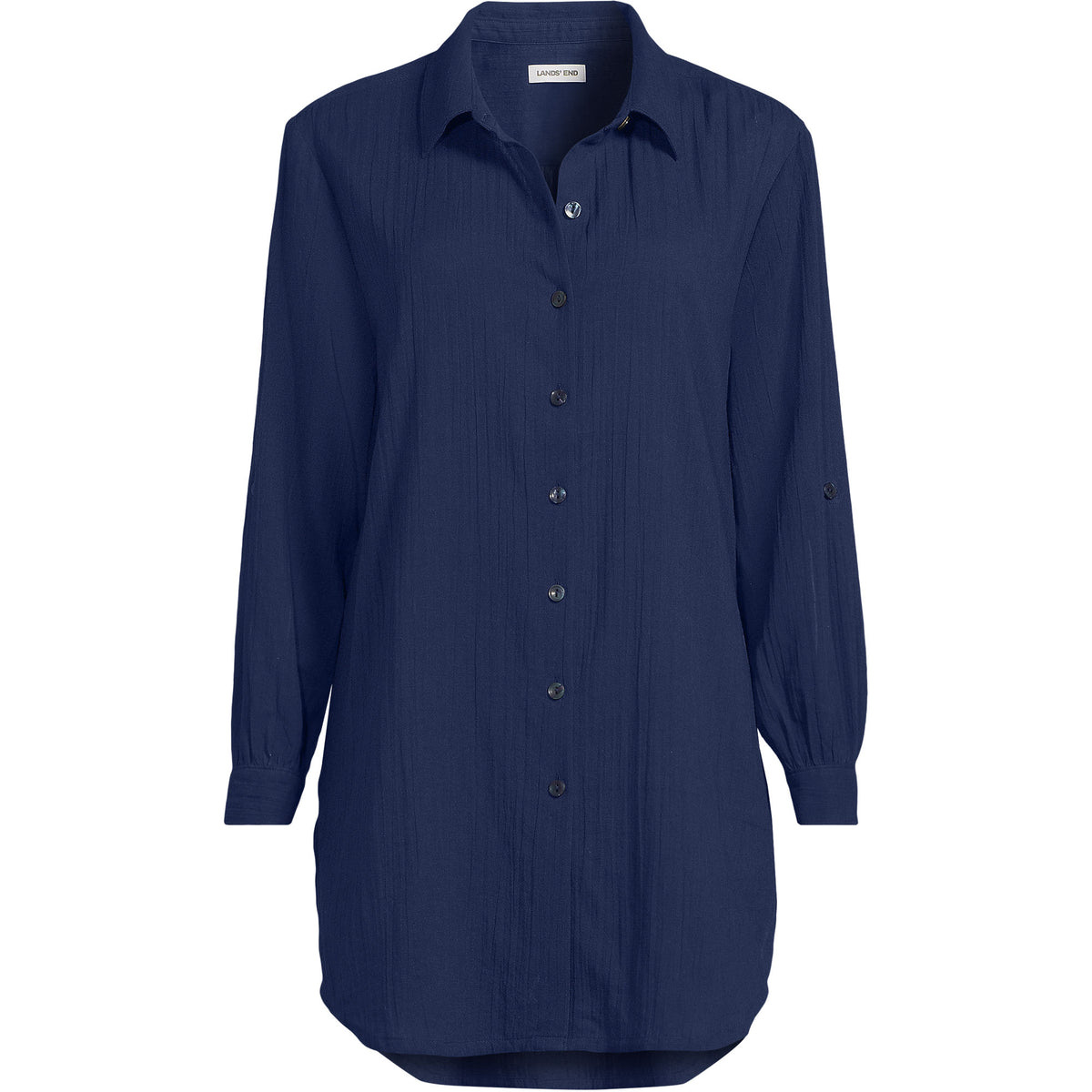 Women's Plus Size New Button-Up Shirt Cover-Up Dress