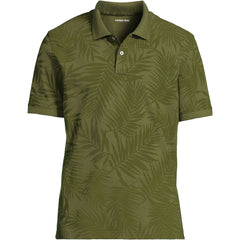 Men's Short Sleeve Pique Printed Polo