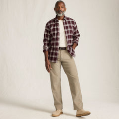 Men's Corduroy Comfort Waist Easy Classic Fit 5 Pocket Pant