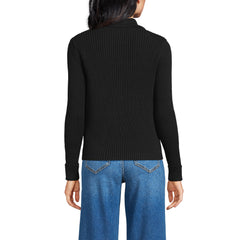 Women's Petite Drifter Ribbed Collared Blazer Sweater