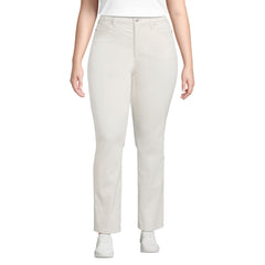 Women's Plus Size Stretch Chino High Rise Slim Pants