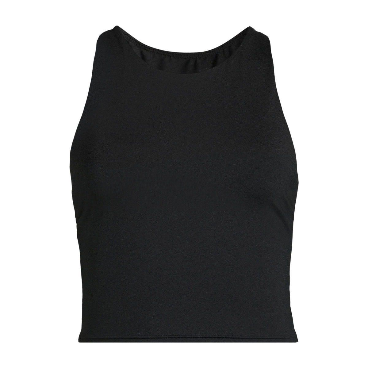 Women's Plus Size High Neck Racerback Midkini Top