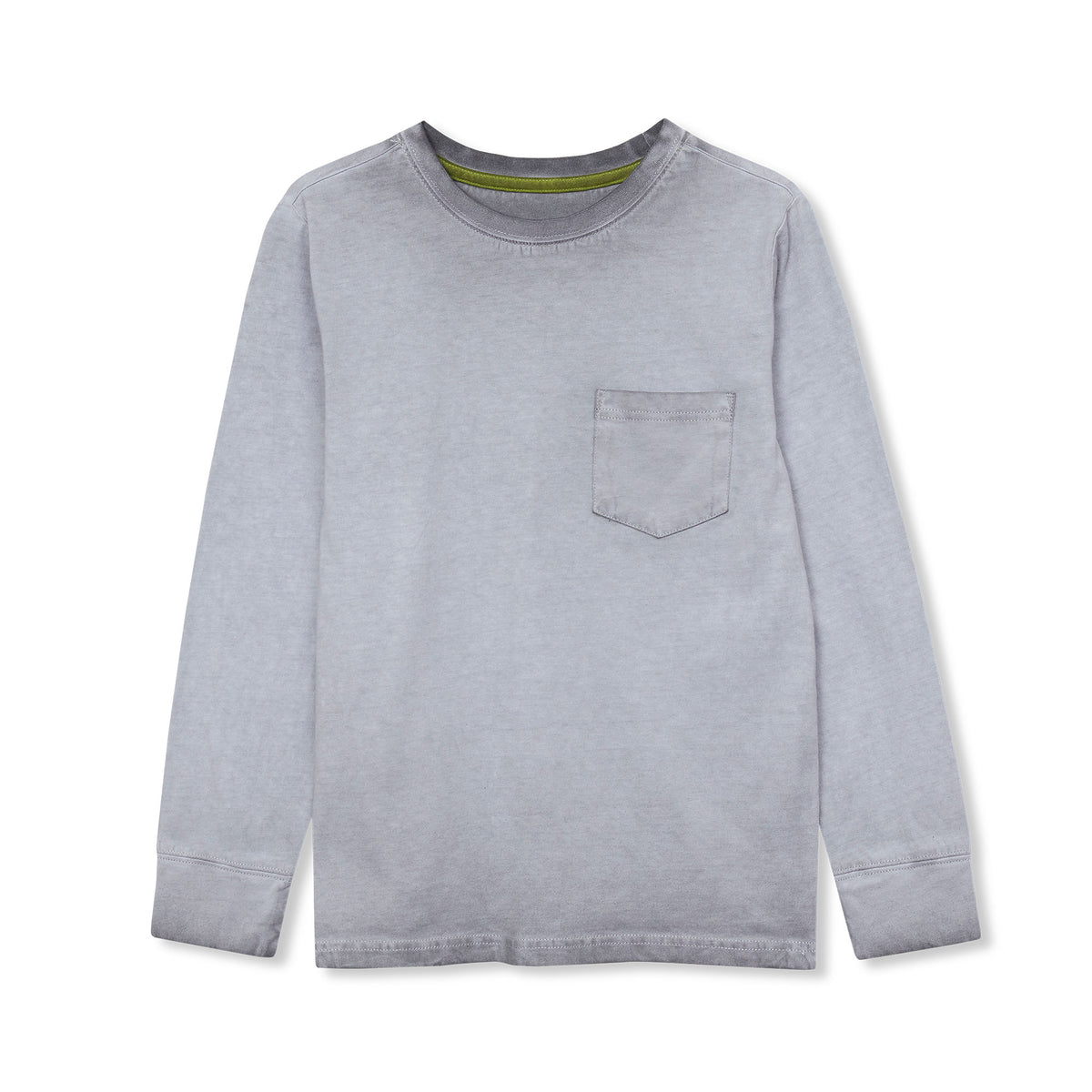 Boys Long Sleeve Washed Pocket Shirt