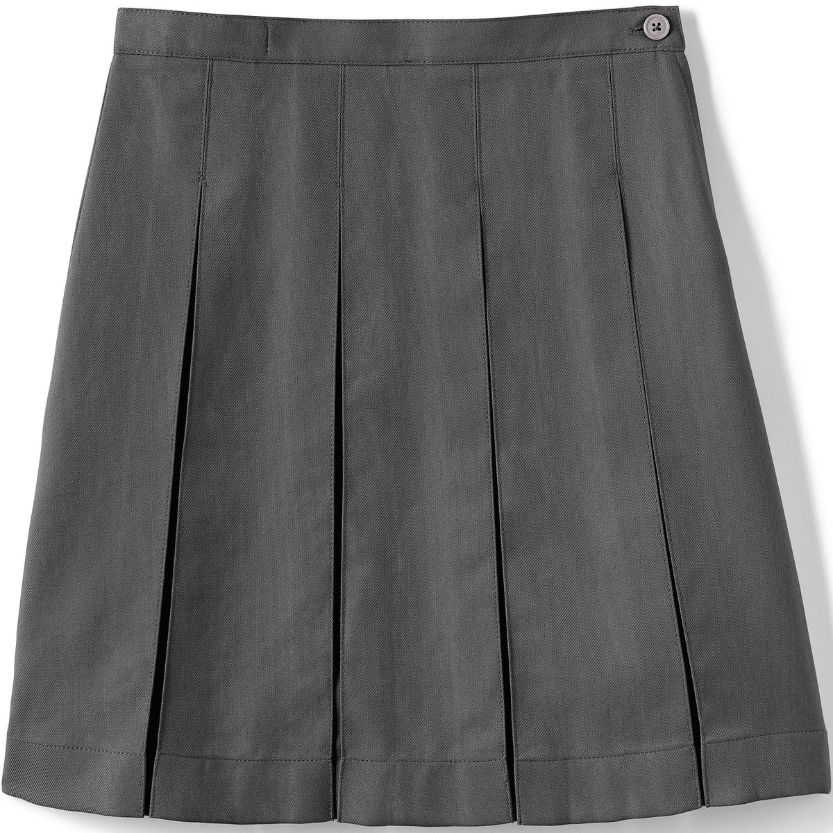 Girls Box Pleat Skirt Below the Knee