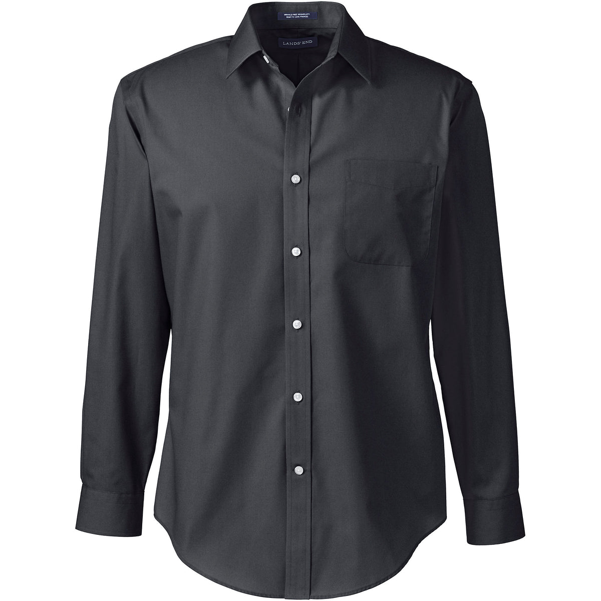 School Uniform Men's Tall Long Sleeve Tailored Straight Collar Broadcloth Dress Shirt