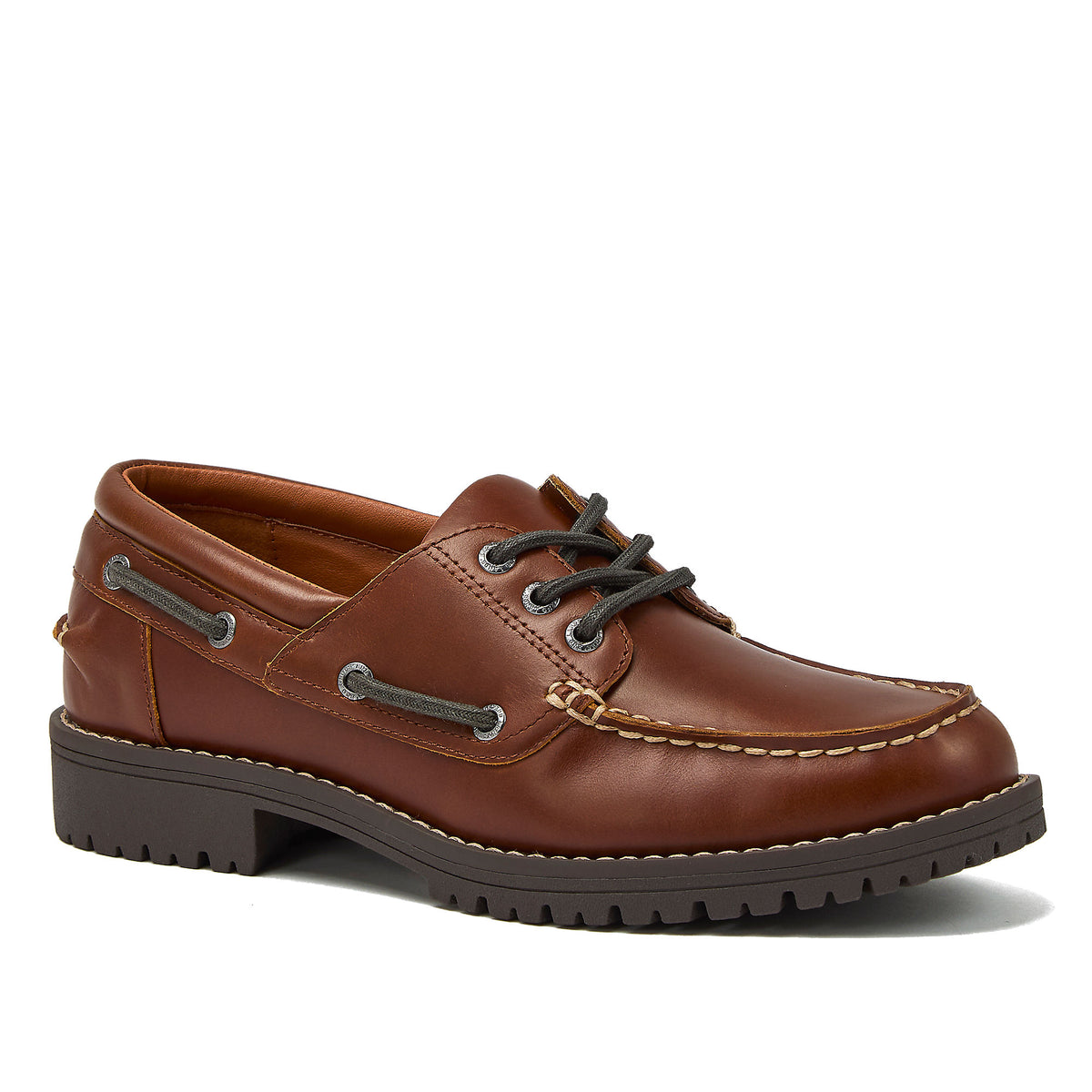 Women's Seaport Leather Lace Up Boat Shoes