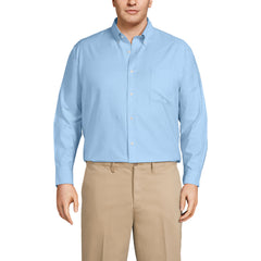 Men's Big and Tall No Iron Supima Cotton Oxford Dress Shirt