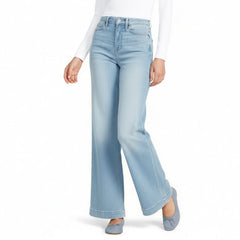 High Rise Wide Leg Denim Jeans