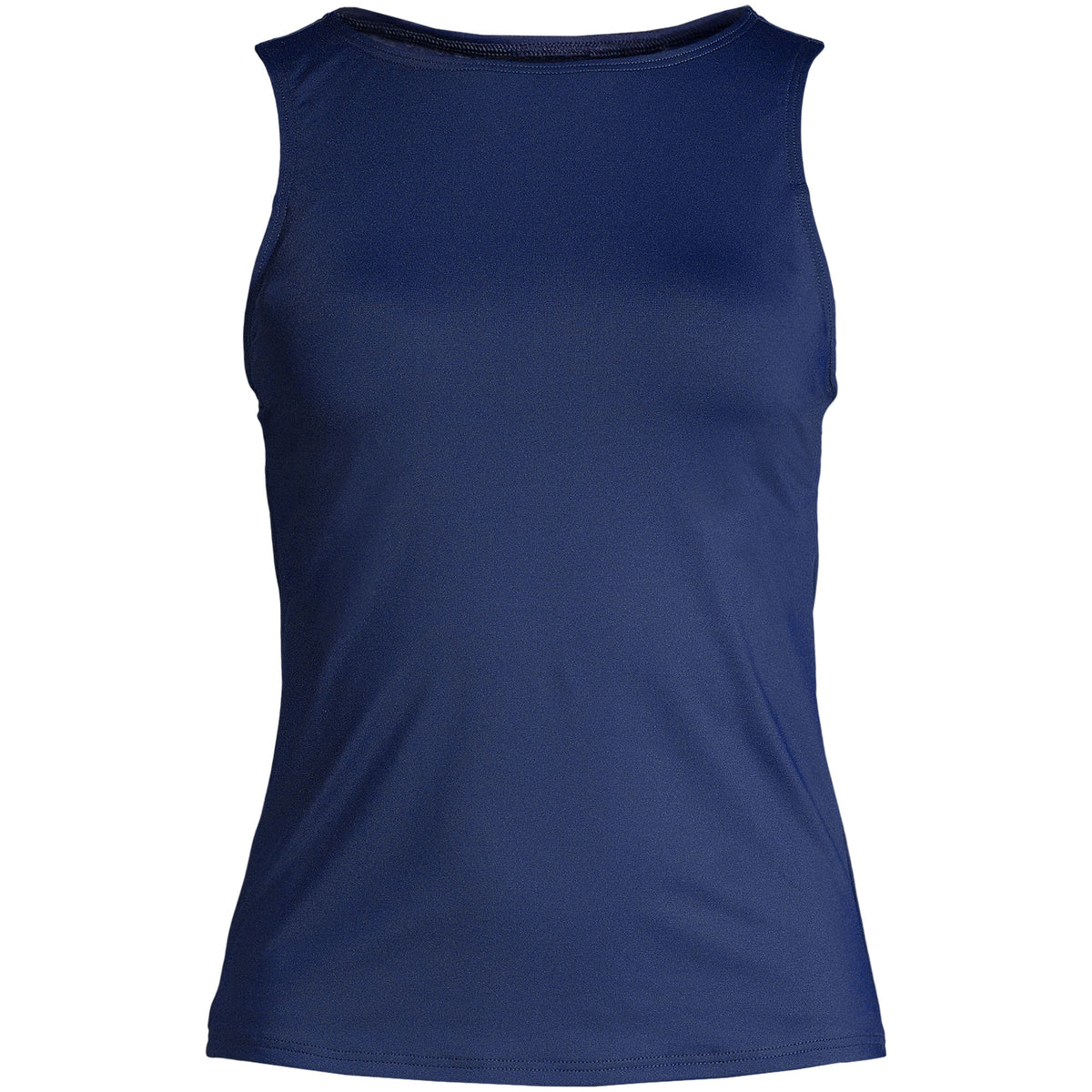 Women's Plus Size DD-Cup High Neck UPF 50 Modest Tankini Swimsuit Top