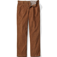 Men's Corduroy Comfort Waist Classic Fit Pleated Front Pant