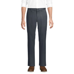 Men's Tall No Iron Straight Fit Plain Front Chino Pant