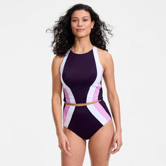 Women's Tugless Contour Portrait Back Midkini Set