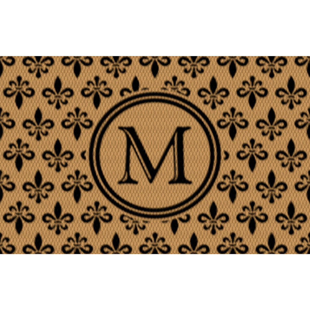 Matterly Neighburly Monogrammed Doormat Fleur Field