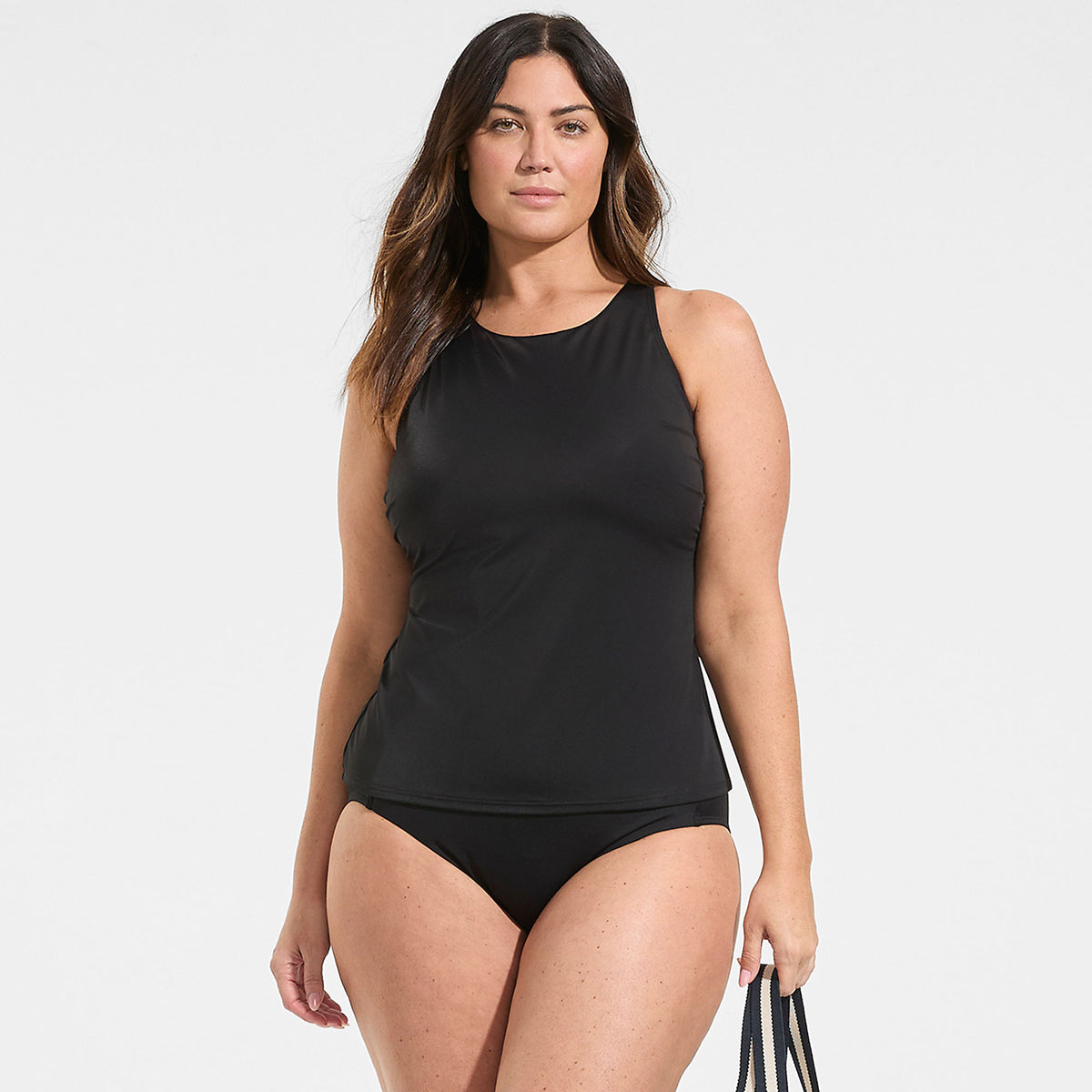 Women's Plus Size Mid Rise Bikini Bottoms