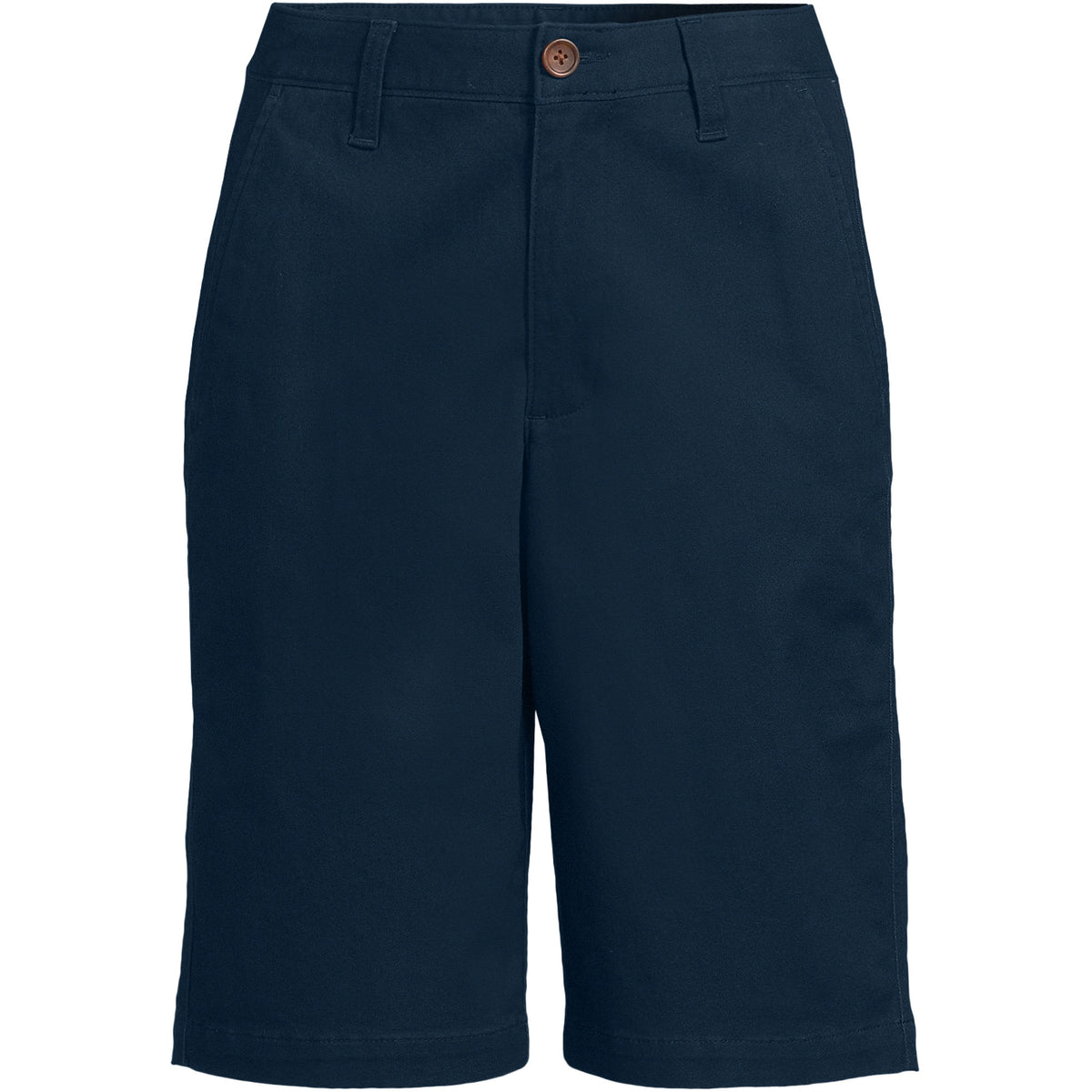 Women's Plus Size Chino Fixed Waistband 12" Shorts