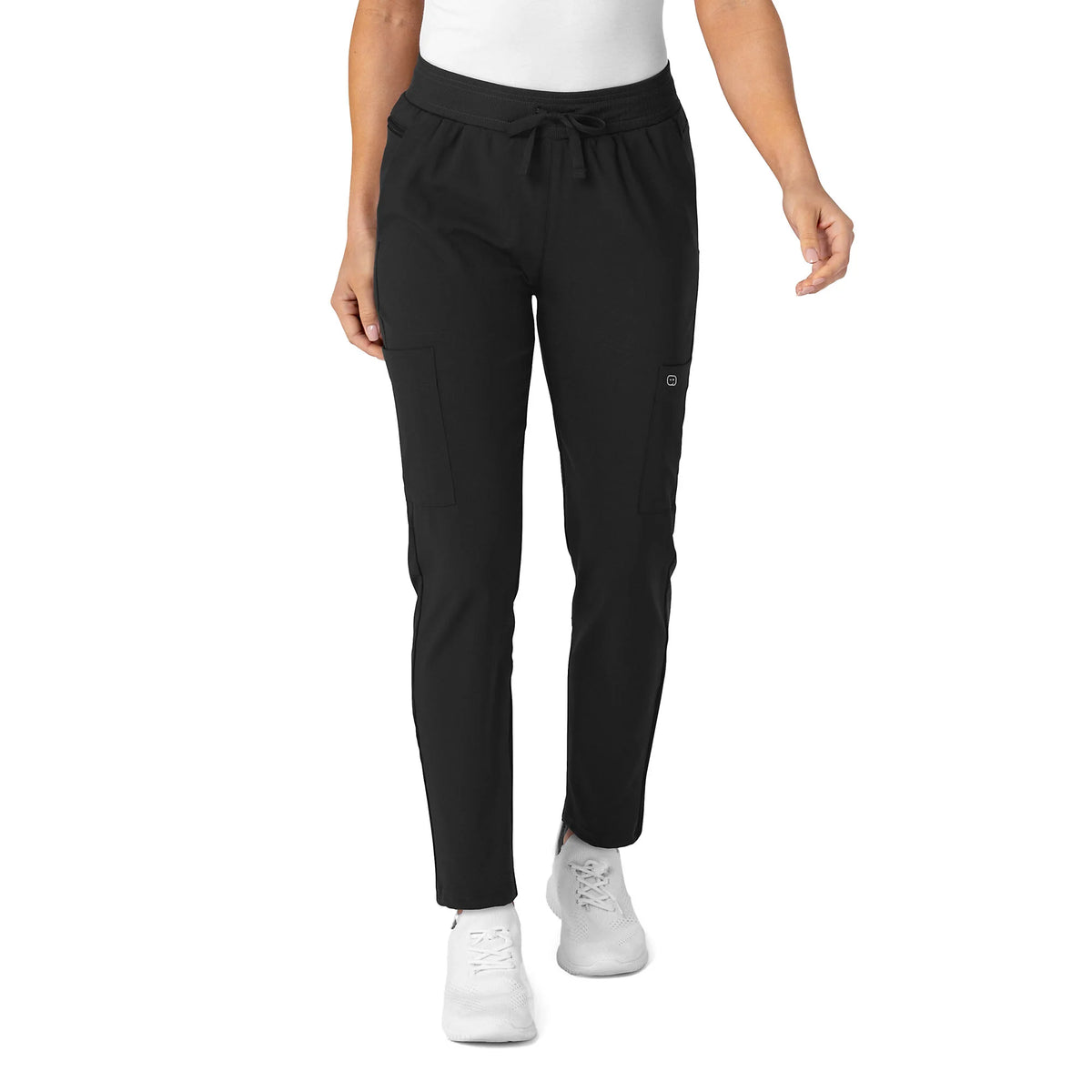 School Uniform Women's Petite Wink W123 Flex-n-Reach Track Scrub Pants