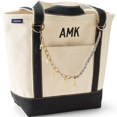 Faux Leather Link Mix Bag Chain