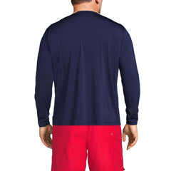 Men's Big and Tall SunShade UPF 50 Long Sleeve Swim Tee Rash Guard